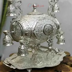بشکه شربت خوری برنجی لوکس