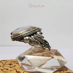 انگشتر شجر تک درخت کلکسیونی رکاب نقره گوارسه