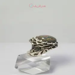 انگشتر اوپال اتیوپی دستساز مدل پولکی