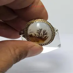 انگشتر مردانه شجر تک درخت کلکسیونی رکاب طلا و نقره