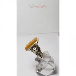 انگشتر مردانه دستساز عقیق حکاکی ذکر یا ستار العیوب