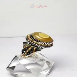 انگشتر مردانه باباقوری باستانی کلکسیونی دست ساز