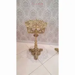 کنار سالنی میوه آویز دار، توری جنس آلیاژ آلومنیوم، آبکاری برنز محصول اصفهان