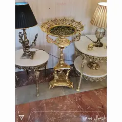 کنارسالنی میوه سه بانو جنس آلیاژ آلومنیوم آبکاری برنز، محصول اصفهان
