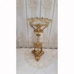 کنارسالنی میوه سه بانو جنس آلیاژ آلومنیوم آبکاری برنز، محصول اصفهان
