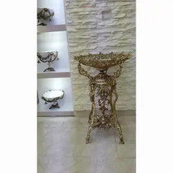 کنارسالنی میوه طرح کالسکه جنس آلیاژ آلومنیوم آبکاری برنز، محصول اصفهان