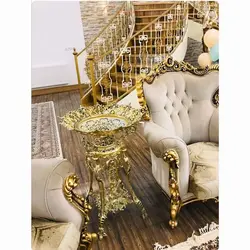 کنارسالنی میوه طرح کالسکه جنس آلیاژ آلومنیوم آبکاری برنز، محصول اصفهان