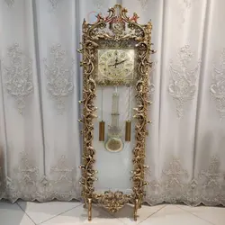 ساعت ایستاده طرح گل آف جنس آلیاژ آلومینیوم آبکاری برنج، با ضمانت و کارت گارانتی