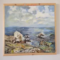 تابلوی نقاشی رنگ روغن به همراه قاب، بسیار زیبا و مناسب منزل و محل کار