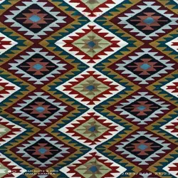 گلیم دست بافت دورو جنس نخ اکرولیک بافته شده در استان اردبیل، بسیار زیبا و شیک