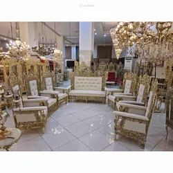 مبل سلطنتی روکش برنز با ورق ضخیم و رنگ ثابت با ماندگاری بالا محصول اصفهان