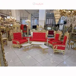 مبل سلطنتی با طراحی جدید و روکش برنز با ضخامت بالا، رنگ ثابت و با کیفیت محصول اصفهان