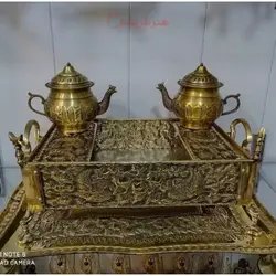 منقل حکاکی درشت، ساخت اصفهان، سلطنتی با کیفیت بالا و درجه یک
