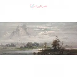 تابلو نقاشی چشم انداز، اثری ماندگار با رنگ روغن روی بوم با بهره گیری از با کیفیت ترین متریال رنگ و بوم