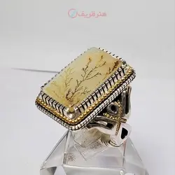 انگشتر شجر تک درخت کلکسیونی دست ساز با کیفیت بالا