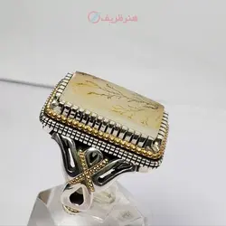 انگشتر شجر تک درخت کلکسیونی دست ساز با کیفیت بالا