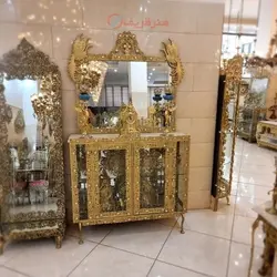 آینه و کنسول طرح سیمرغ، از جنس آلیاژ، کار فوق العاده زیبا و با کیفیت