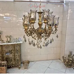 لوستر 5 شاخه جنس آلیاژ، کار پرفروش و کلاسیک با کیفیت عالی