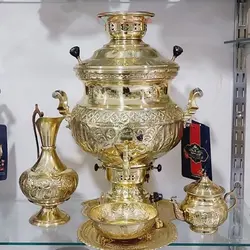 ست کامل سماور گازی 12 لیتری مدل مهستان فوق العاده با کیفیت و زیر قیمت بازار