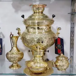 ست کامل سماور گازی 12 لیتری مدل مهستان فوق العاده با کیفیت و زیر قیمت بازار