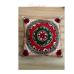 کاور کوسن سوزندوزی طرح مینا پارچه کتان درجه یک و بسیار با کیفیت کد 1-7