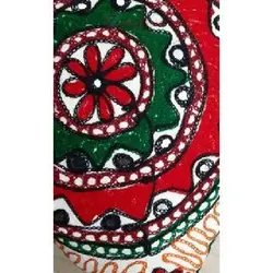 کاور کوسن سوزندوزی طرح مینا پارچه کتان درجه یک و بسیار با کیفیت کد 1-7