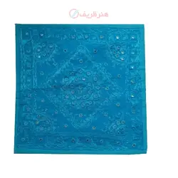 کاور کوسن سوزن دوزی واینه کاری مدل چکن دوزی با پارچه نخی  1-9 بسیار خوش رنگ و زیبا