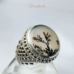 انگشتر شجر تک درخت کلکسیونی رکاب فنی تخصصی فدیوم طراحی بسیار خاص و چشمگیر