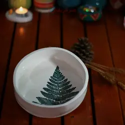 ظرف پذیرایی اُلِنی طرح سرو، کاملاً دست ساز، پخت کوره ای بدون سرب قابل شستشو