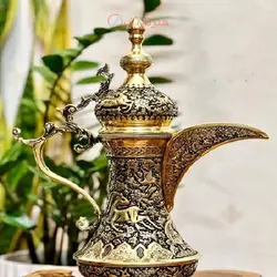 دله های کلکسیونی با قلمزنی گل، مرغ و آهو جذاب، طراحی بسیار زیبا و خاص