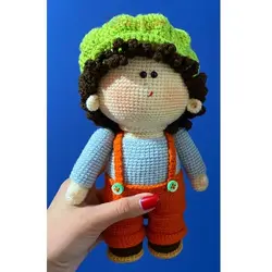 عروسک دستبافت کاموایی روسی انشرلی و گیلبرت