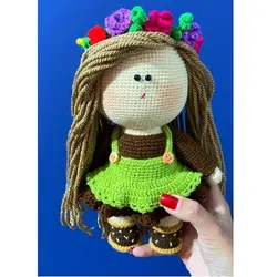 عروسک دستبافت کاموایی روسی انشرلی و گیلبرت