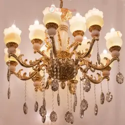 لوستر با شاخه های طرح جدید و سرشاخه شیشه ای مات، کار بسیار شکلیل و شیک