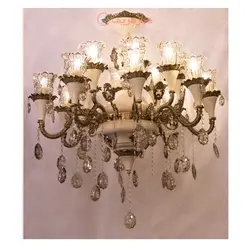 لوستر طرح سرامیک با سر شاخه شیشه ای بسیار مقاوم و طراحی بی نظیر