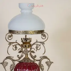 آباژور رومیزی طرح شهرزاد جنس برنز سرامیک دارای رنگبندی