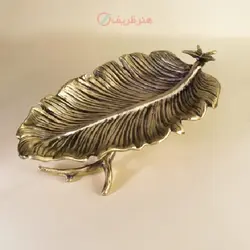 ظرف برگ پالانی در دو رنگ سیلور و آنتیک جنس بدنه آلومینیوم