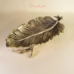 ظرف برگ پالانی در دو رنگ سیلور و آنتیک جنس بدنه آلومینیوم