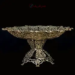 میوه خوری رومیزی خاتم بزرگ جنس برنزی درجه یک