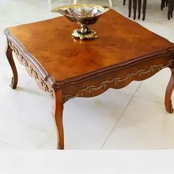 جلو مبلی ( میز عسلی ) معرق کاری شده کار دست رنگ چند لایه بسیار با دوام و دارای ضمانت