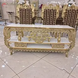 میز تلویزیون مدل ققنوس از جنس ام دی اف و آلومینیوم
