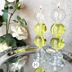 شمع پیرکس سه حبابی