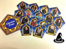 پک استیکر 30 تایی کارت های شکلات قورباغه ای