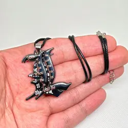 گردنبند دو تیکه نماد انیمه دفترچه مرگ Death Note