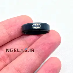 حلقه استیل طرح نماد بتمن Batman