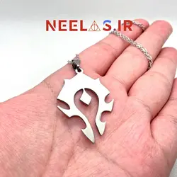گردنبند استیل نماد بازی وارکرافت هورد