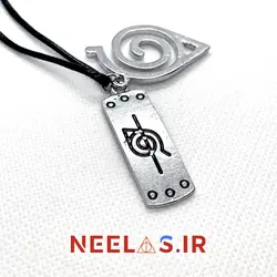 گردنبند دو تکه نماد و سربند کونوها ناروتو