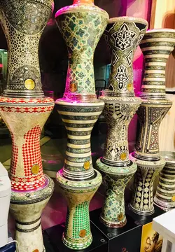 تمپو جوهرالفن سه لبه اصل مصری (پر صدف)