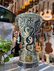 تمپو جوهرالفن سه لبه اصل مصری (پر صدف)