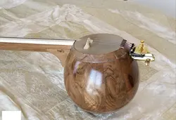 کمانچه عطا بحیرایی 24 ترک گردو فر دسته استخوان K 20