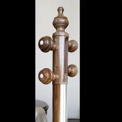 کمانچه عطا بحیرایی 24 ترک گردو فر دسته استخوان K 20